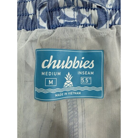 Chubbies The Thigh Napples Swim Trunks Mens Sz Medium 5.5" Mesh Lined Pineapple - Picture 11 of 14